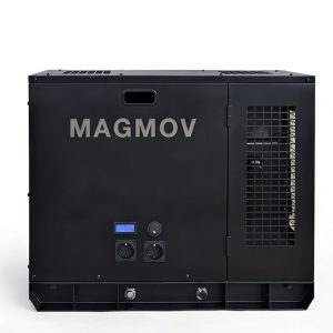 MAGMOV TE Series portable magnetic electric generator, fuel-less free energy generator, 10 kW continuous / 20 kW peak output, single-phase TE S or three-phase TE M, 120V–400V, for electric vehicle charging, Tesla charging, off-grid power, home, workshop, and commercial use, clean and silent electricity.